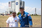 An image of Astronaut Clay Anderson and I